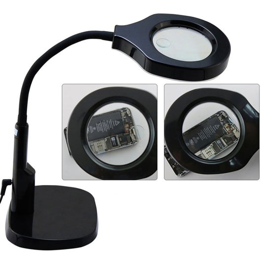 BEST Adjustable Desk Magnifier Lamp LED Light Magnifying Glass (Voltage 220V) - Magnetizer Demagnetizer Tool by BEST | Online Shopping South Africa | PMC Jewellery