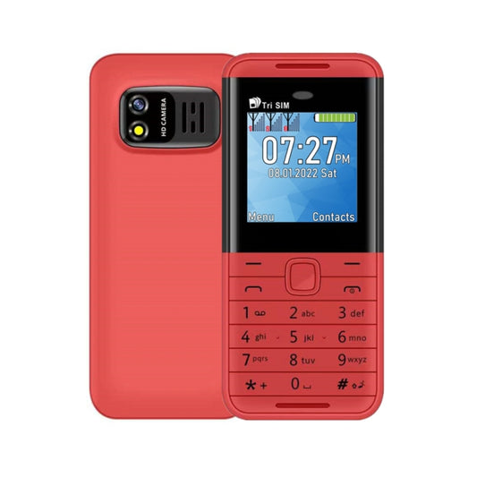 SERVO BM5310 Mini Mobile Phone, English Key, 1.33 inch, MTK6261D, 21 Keys, Support Bluetooth, FM, Magic Sound, Auto Call Record, GSM, Triple SIM (Red) - SERVO by SERVO | Online Shopping South Africa | PMC Jewellery