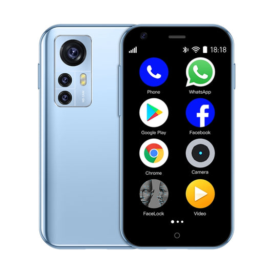 SOYES D18, 1GB+8GB, 2.5 inch MTK6580 Quad Core up to 1.3GHz, Bluetooth, WiFi, FM, Network: 3G, Dual SIM(Sky Blue) - SOYES by SOYES | Online Shopping South Africa | PMC Jewellery