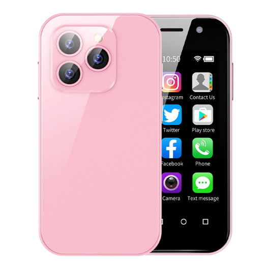 SOYES 14 Pro, 3GB+32GB, Face Recognition, 3.0 inch Android 9.0 MTK6739CW Quad Core up to 1.28GHz, OTG, Network: 4G, Dual SIM, Support Google Play (Pink) - SOYES by SOYES | Online Shopping South Africa | PMC Jewellery