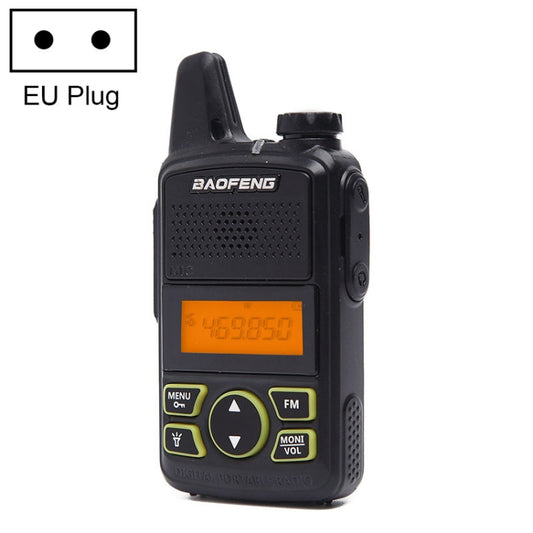 BaoFeng BF-T1 Single Band Radio Handheld Walkie Talkie, EU Plug - Handheld Walkie Talkie by BAOFENG | Online Shopping South Africa | PMC Jewellery