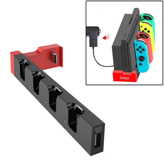 iPega PG-9186 Game Controller Charger Charging Dock Stand Station Holder with Indicator for Nintendo Switch Joy-Con - Charger & Power by ipega | Online Shopping South Africa | PMC Jewellery