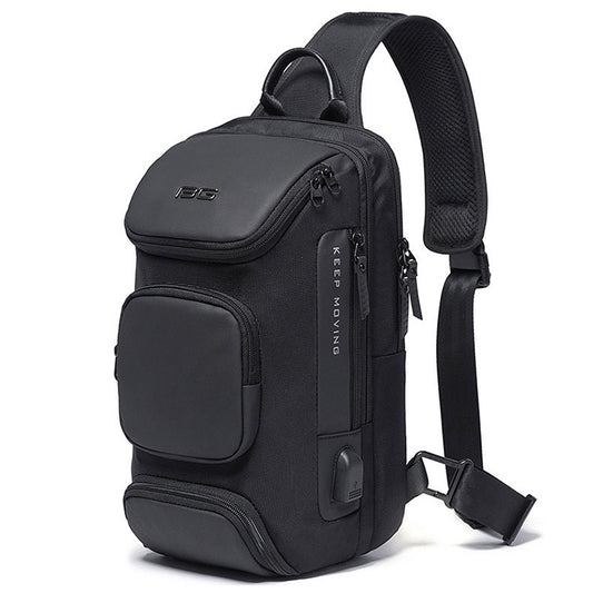 BANGE Fashion Travel Chest Bag Business Backpack Single Shoulder Bag (Black) - Waist Bags by BANGE | Online Shopping South Africa | PMC Jewellery