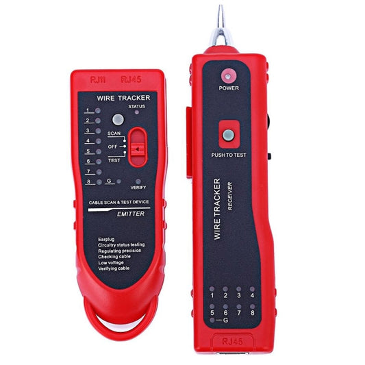 RJ11 / RJ45 Telephone Wire Tracker Ethernet LAN Network Cable Tester Detector Line Finder - Lan Cable and Tools by PMC Jewellery | Online Shopping South Africa | PMC Jewellery