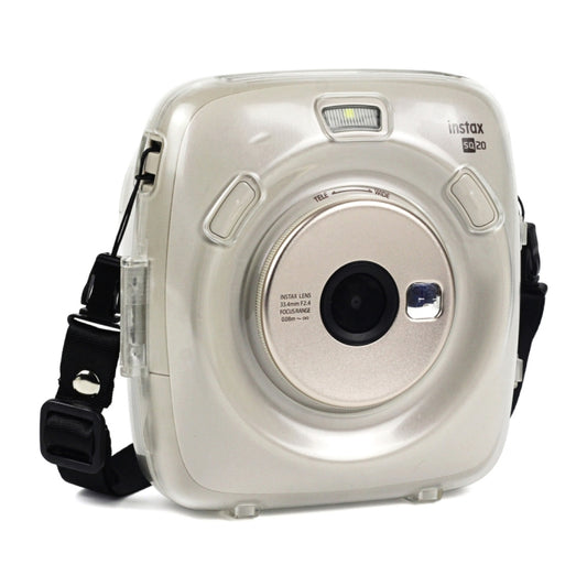 Protective Crystal Shell Case with Strap for Fujifilm Instax Square SQ20 - Protective Case by Richwell | Online Shopping South Africa | PMC Jewellery