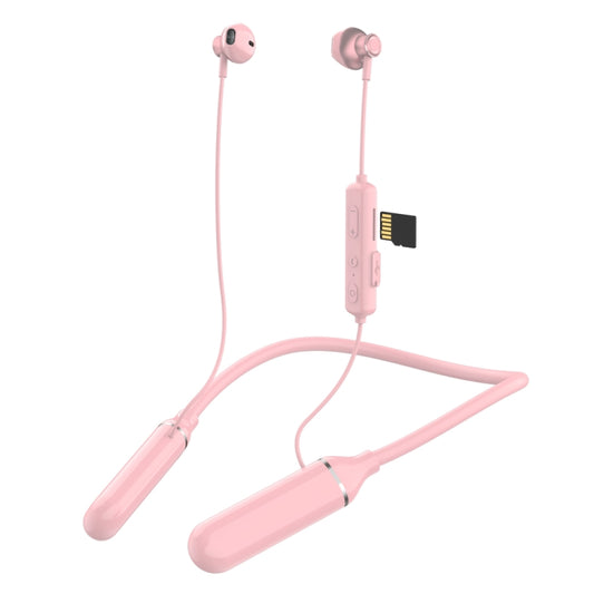 K1688 Neck-mounted Noise Cancelling IPX5 Sports Bluetooth Headphone(Pink) - Neck-mounted Earphone by OneDer | Online Shopping South Africa | PMC Jewellery