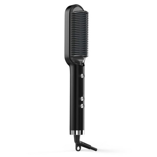 K-SKIN KD380 Hair Straightener Electric Straight Hair Curler Comb Brush PTC Heating Ceramic Straight Hair Brush, EU Plug(Black) - Hair Curler by K-SKIN | Online Shopping South Africa | PMC Jewellery