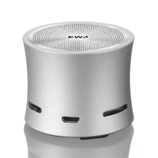 EWA A104 Bluetooth Speaker MP3 Player Portable Speaker Metallic USB Input MP3 Player Stereo Multimedia Speaker(Silver) - Mini Speaker by EWA | Online Shopping South Africa | PMC Jewellery