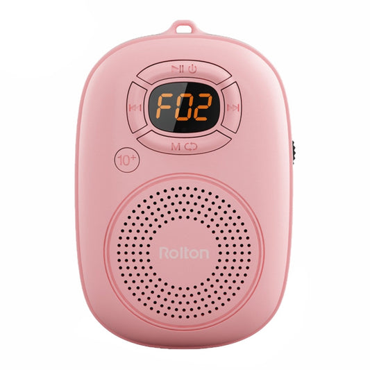 Rolton E200 Mobile Phone Wireless Bluetooth Speaker Mini Portable Outdoor Small Audio Subwoofer Speaker(Pink) - Mini Speaker by Rolton | Online Shopping South Africa | PMC Jewellery