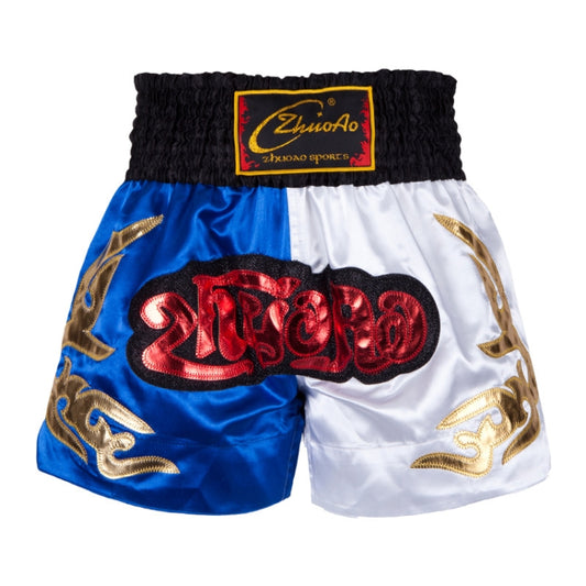 ZhuoAo Muay Thai/Boxing/Sanshou/Fighting Shorts for Men and Women, Size:L(Black Waist Stitching) - Sportswear by ZhuoAo | Online Shopping South Africa | PMC Jewellery