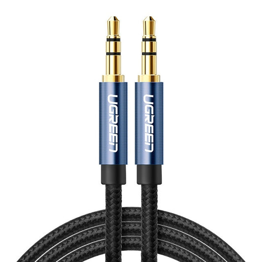 Ugreen AV112 Audio Cable 3.5mm Speaker Line Aux Cable, Length:0.5m(Blue) - Aux Cable by Ugreen | Online Shopping South Africa | PMC Jewellery