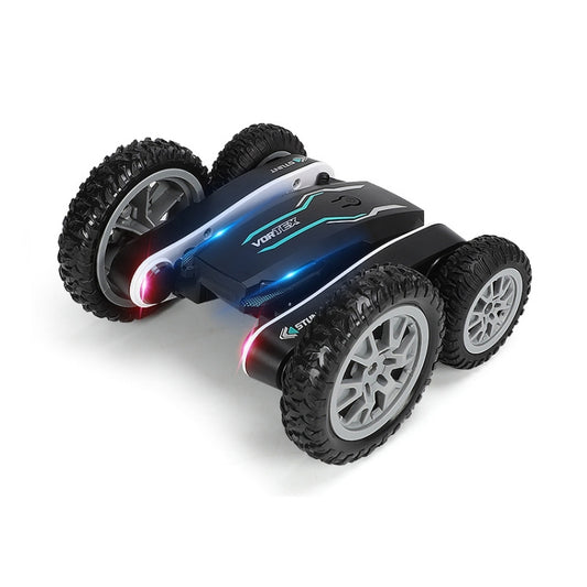 1:24 2.4G Flowering Stunt Car RC Double Deformation Remote Control Car Twisting Rotating Toy Car(Black) - RC Cars by PMC Jewellery | Online Shopping South Africa | PMC Jewellery