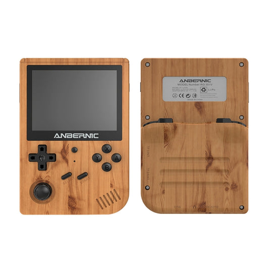 ANBERNIC RG351V 3.5 Inch Screen Linux OS Handheld Game Console (Wood Grain) 16GB+64GB - Pocket Console by ANBERNIC | Online Shopping South Africa | PMC Jewellery