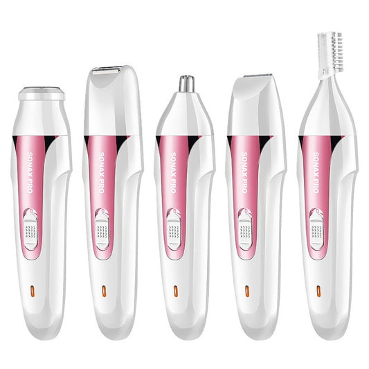 SPORTSMAN SM-420 Electric Mini Shaving Knife Eyebrow Trimmer Multifunctional Nose Hair Trimmer(White Pink) - Electric Shavers by SPORTSMAN | Online Shopping South Africa | PMC Jewellery