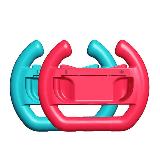 DOBE Left And Right Handle Steering Wheel For Switch OLED / Switch, Specification： Red + Blue（2PCS/Pack） - Gamepads by DOBE | Online Shopping South Africa | PMC Jewellery