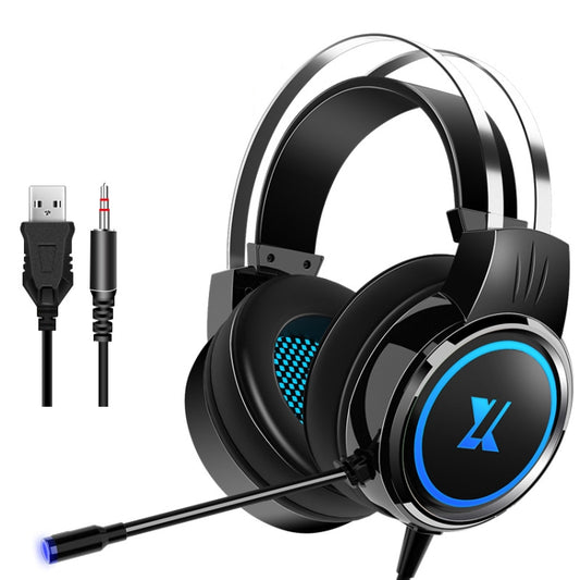 Heir Audio Head-Mounted Gaming Wired Headset With Microphone, Colour: X8 Mobile / Notebook Upgrade (Black) - Multimedia Headset by Heir Audio | Online Shopping South Africa | PMC Jewellery