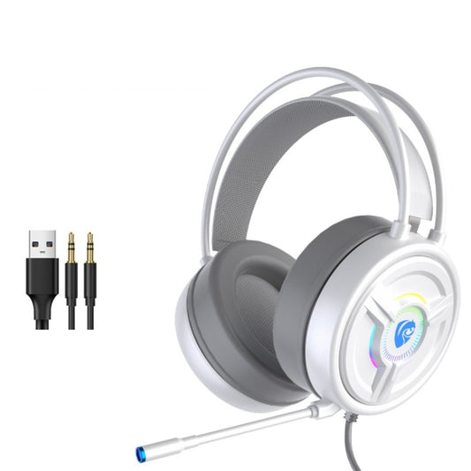 PANTSAN PSH-200 Wired Gaming Headset with Microphone, Colour: 3.5mm White - Multimedia Headset by PANTSAN | Online Shopping South Africa | PMC Jewellery