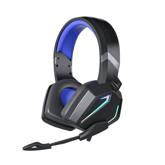 Soyto SY-G20 RGB Dual Streamer Gaming Computer Headset, Style: Lighting Version (Black Blue) - Multimedia Headset by Soyto | Online Shopping South Africa | PMC Jewellery
