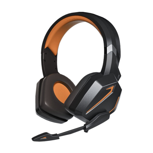 Soyto SY-G20 RGB Dual Streamer Gaming Computer Headset, Style: Non-luminous Version (Black Orange) - Multimedia Headset by Soyto | Online Shopping South Africa | PMC Jewellery