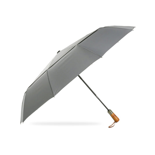 PARACHASE Ten-bone Double-layer Large Windproof Business Automatic Folding Umbrella(Grey) - Umbrellas by PARACHASE | Online Shopping South Africa | PMC Jewellery