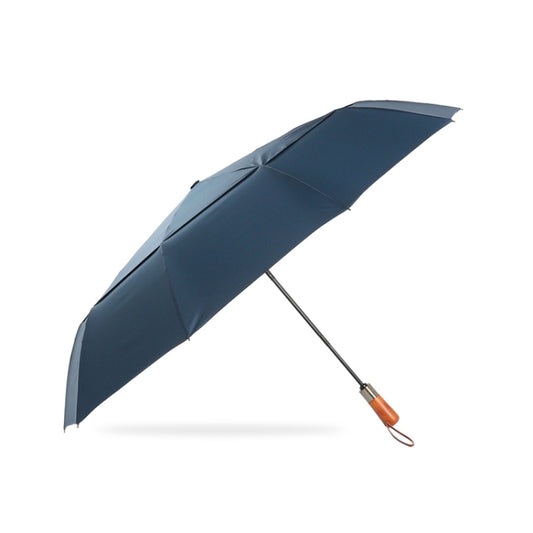 PARACHASE Ten-bone Double-layer Large Windproof Business Automatic Folding Umbrella(Navy) - Umbrellas by PARACHASE | Online Shopping South Africa | PMC Jewellery