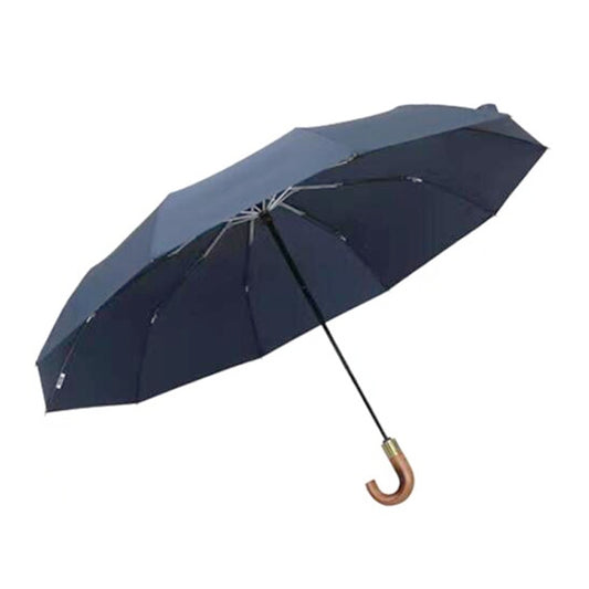 PARACHASE Large Ruggedized Shrink Retro Wind-Resistant Folding Umbrella(Blue) - Umbrellas by PARACHASE | Online Shopping South Africa | PMC Jewellery