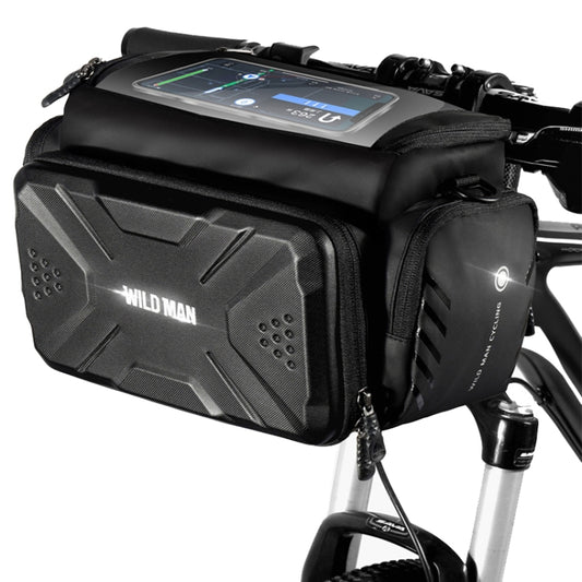 WILD MAN GS6 4L Outdoor Cycling Waterproof Bicycle Bag(Black) - Bicycle Bags by WILD MAN | Online Shopping South Africa | PMC Jewellery