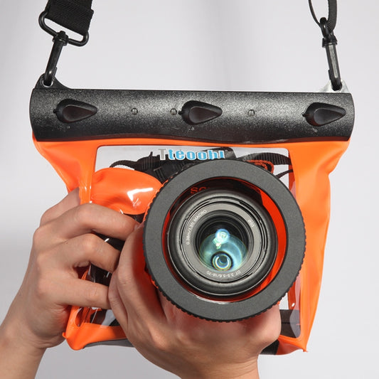 Tteoobl  20m Underwater Diving Camera Housing Case Pouch  Camera Waterproof Dry Bag, Size: L(Orange) - Diving Accessories by Tteoobl | Online Shopping South Africa | PMC Jewellery