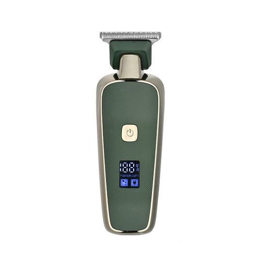 WMARK NG-204 Wireless LED Display Rechargeable Hair Clipper(Green) - Hair Trimmer by WMARK | Online Shopping South Africa | PMC Jewellery