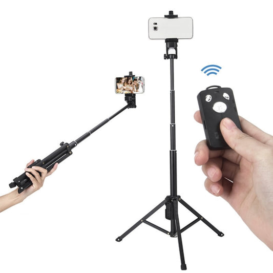 YUNTENG 1688 Selfie Stick Tripod Bluetooth Remote Control Camera Stand(Black) - Selfie Sticks by YUNTENG | Online Shopping South Africa | PMC Jewellery