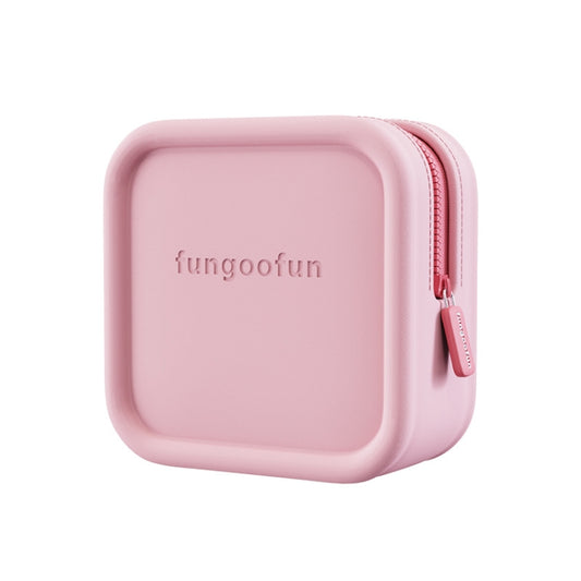 Fungoofun Candy Color EVA Travel Digital Storage Bag Cosmetic Bag, Color: Square Pink - Digital Storage Bag by Fungoofun | Online Shopping South Africa | PMC Jewellery