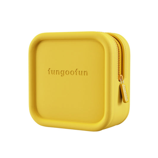 Fungoofun Candy Color EVA Travel Digital Storage Bag Cosmetic Bag, Color: Square Yellow - Digital Storage Bag by Fungoofun | Online Shopping South Africa | PMC Jewellery