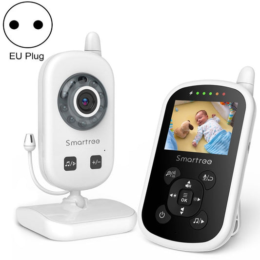 UU24 2.4 Inch Wireless Baby Monitor Camera Temperature Monitor 2 Way Audio VOX Lullaby EU Plug - Baby Monitor by PMC Jewellery | Online Shopping South Africa | PMC Jewellery