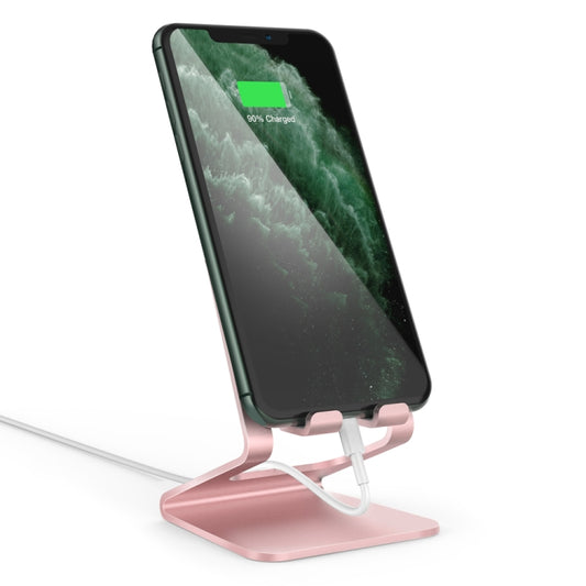 AhaStyle ST02 Mobile Phone Aluminum Alloy Fixed Bracket Storage Charging Base(Rose Gold) - Desktop Holder by AhaStyle | Online Shopping South Africa | PMC Jewellery