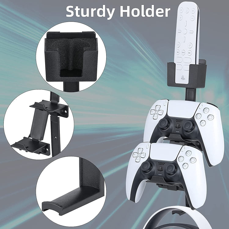 For PS5 Game Console Universal Wall Hanging Frame, Style: With Headset Handle Bracket - Holder by PMC Jewellery | Online Shopping South Africa | PMC Jewellery