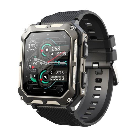 1.83 Inch IP68 Waterproof Bluetooth Call Sports Smart Watch Outdoor Three-Proof Multifunctional Watch(Black) - Smart Watches by PMC Jewellery | Online Shopping South Africa | PMC Jewellery