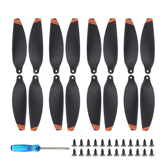 For DJI Mavic Mini 4726F Wing Propeller Blade Drone Accessories, Spec: 4pairs Orange Edge - DIY Propeller by PMC Jewellery | Online Shopping South Africa | PMC Jewellery
