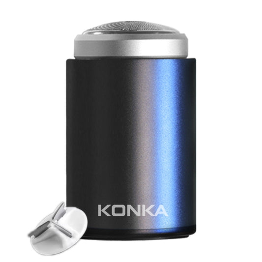 KONKA Mini Portable Razor Outdoor Waterproof Men Razor, Color: Black+1 Knife Head - Electric Shavers by KONKA | Online Shopping South Africa | PMC Jewellery