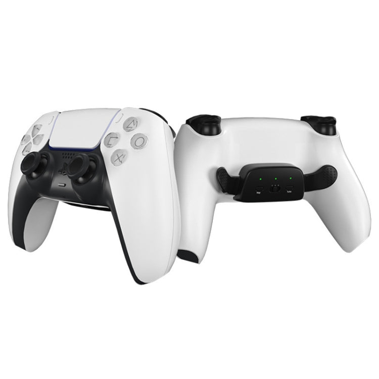 For PS5 Wireless Bluetooth Gamepad With Clip Buttons Cases(White) - Gamepads by PMC Jewellery | Online Shopping South Africa | PMC Jewellery