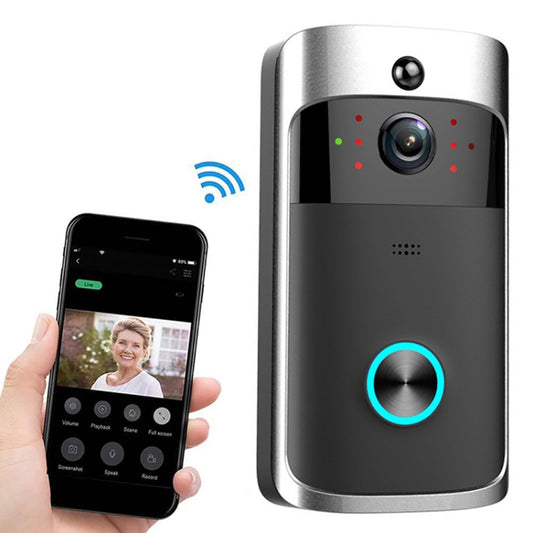 M3 720P Smart WIFI Ultra Low Power Video Visual Doorbell,Support Mobile Phone Remote Monitoring & Night Vision(Black) - Video DoorBell by PMC Jewellery | Online Shopping South Africa | PMC Jewellery