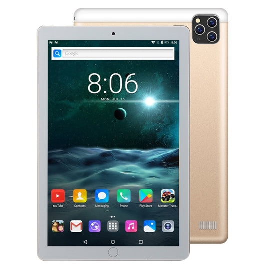 BDF A10 3G Phone Call Tablet PC, 10 inch, 1GB+16GB, Android 5.1, MTK6592 Octa Core Cortex-A7, Support Dual SIM & Bluetooth & WiFi & GPS, EU Plug(Gold) - BDF by BDF | Online Shopping South Africa | PMC Jewellery