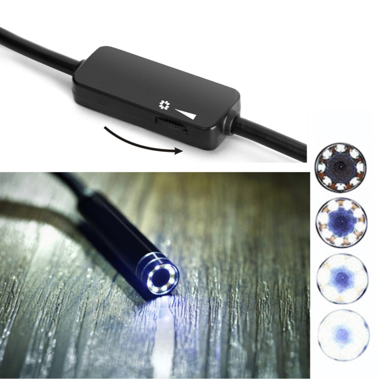 AN97 USB-C / Type-C Endoscope Waterproof IP67 Tube Inspection Camera with 8 LED & USB Adapter, Length: 3m, Lens Diameter: 7mm -  by PMC Jewellery | Online Shopping South Africa | PMC Jewellery | Buy Now Pay Later Mobicred