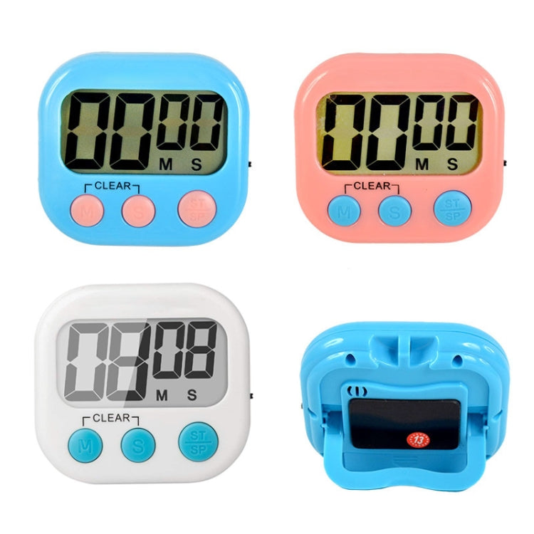 Digital Kitchen Timer Electronic Alarm Magnetic Backing with LCD Display for Cooking Baking Sports Games Office(Blue) - Digital Countdown by PMC Jewellery | Online Shopping South Africa | PMC Jewellery | Buy Now Pay Later Mobicred