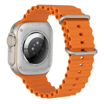 WIWU SW01 Ultra 1.9 inch IPS Screen IP68 Waterproof Bluetooth Smart Watch, Support Heart Rate Monitoring(Orange) - Smart Watches by WIWU | Online Shopping South Africa | PMC Jewellery | Buy Now Pay Later Mobicred