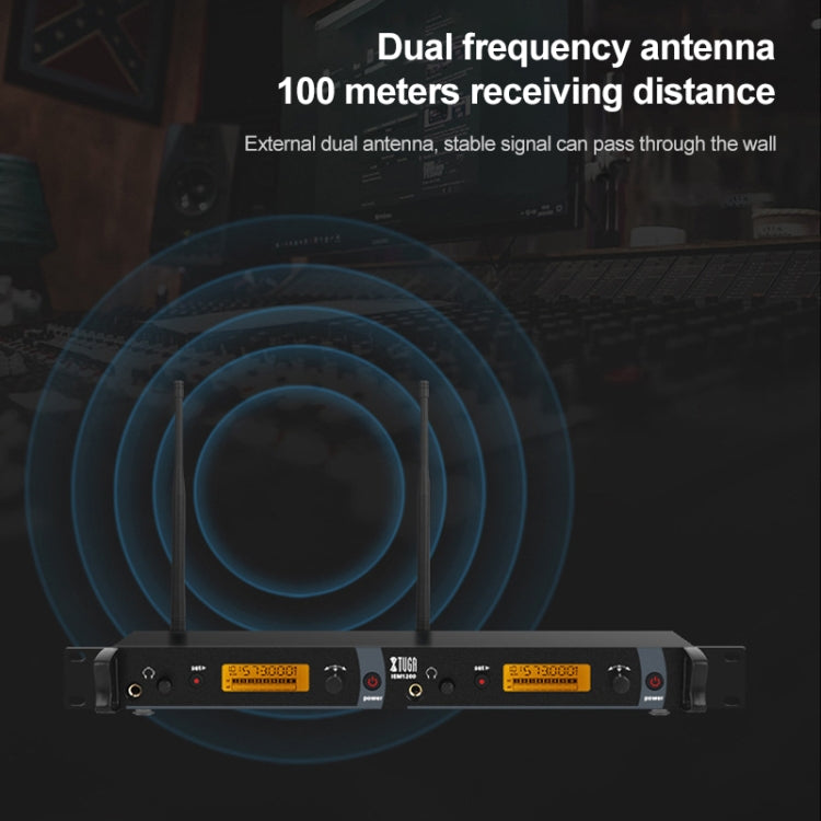 XTUGA IEM1200 Wireless Transmitter 5 Bodypack Stage Singer In-Ear Monitor System(US Plug) - Microphone by XTUGA | Online Shopping South Africa | PMC Jewellery | Buy Now Pay Later Mobicred