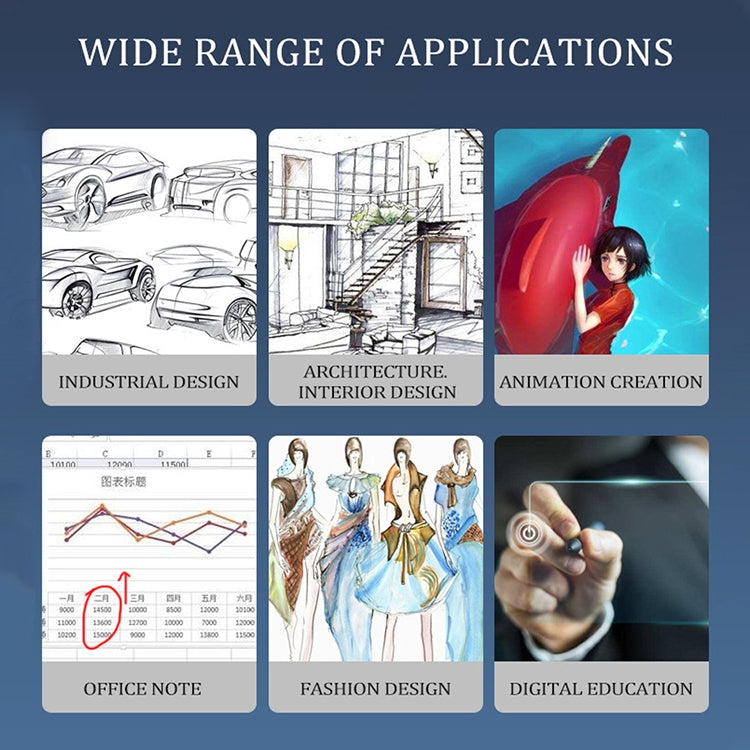 10Moons T503 Drawing Tablet Can Be Connected to mobile Phone Tablet with 8192 Passive Pen(White) -  by 10Moons | Online Shopping South Africa | PMC Jewellery | Buy Now Pay Later Mobicred