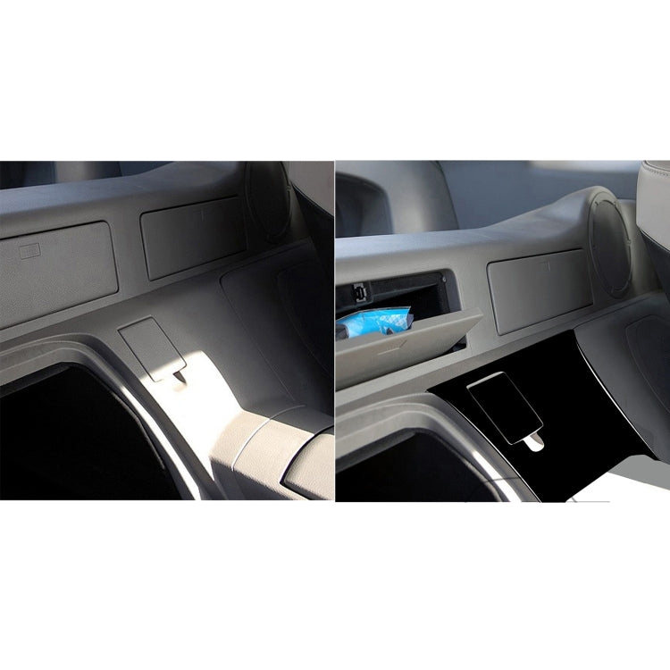 For Nissan 350Z 2003-2005 2pcs Car Rear Of Center Console Decorative Stickers, Left and Right Drive Universal - Car Interior Mouldings by PMC Jewellery | Online Shopping South Africa | PMC Jewellery | Buy Now Pay Later Mobicred