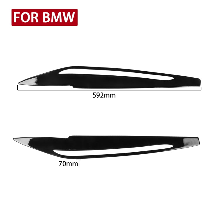 Car ABS Light Eyebrow For BMW X5/F15 2014-2018 - Lamp Decoration by PMC Jewellery | Online Shopping South Africa | PMC Jewellery | Buy Now Pay Later Mobicred