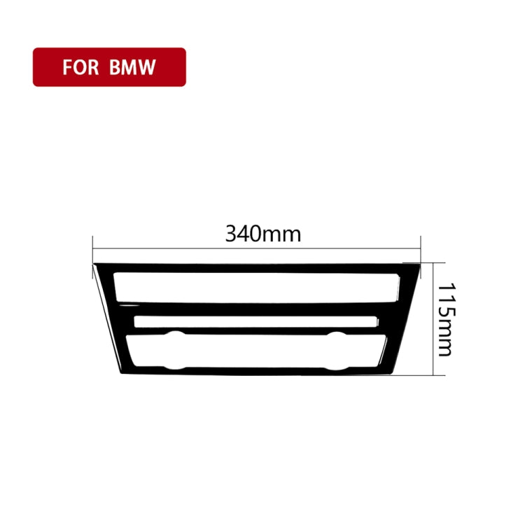 For BMW 5 Series F07 5GT 535i 2010-2016 Car CD Panel Center Console Air Conditioning Panel Decorative Sticker - Car Interior Mouldings by PMC Jewellery | Online Shopping South Africa | PMC Jewellery | Buy Now Pay Later Mobicred