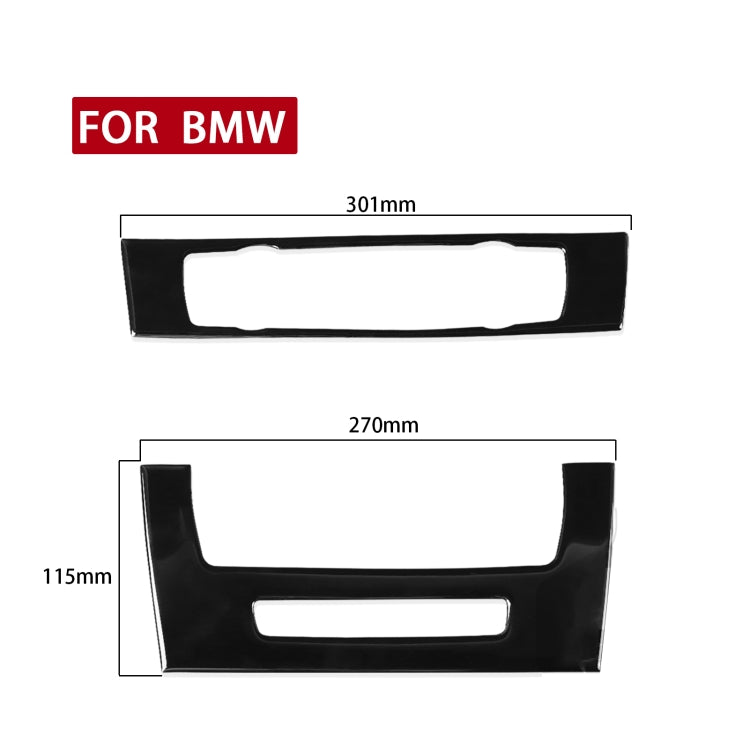 For BMW 3 Series E90/E92 2005-2012 Car Air Conditioner CD Control Panel High with Holes Decorative Sticker, Left and Right Drive Universal - Car Interior Mouldings by PMC Jewellery | Online Shopping South Africa | PMC Jewellery